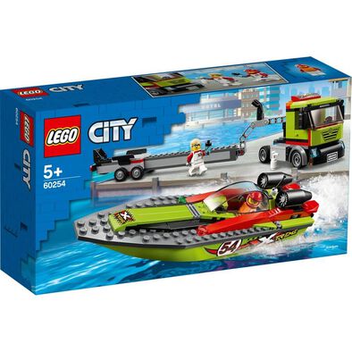 LEGO乐高城市系列 60254 赛艇运输车
