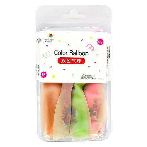 First Party Dual Colored Balloon-Assorted
