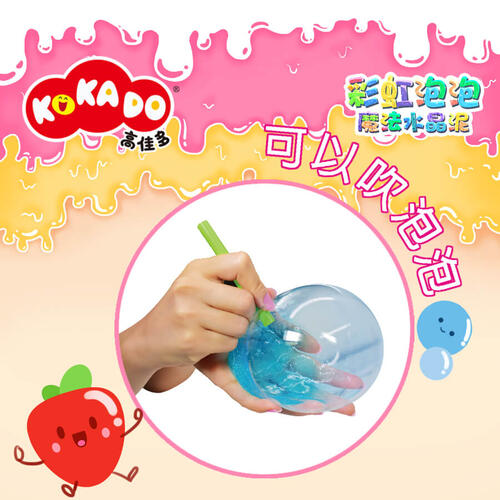 Kokado高佳多 彩虹泡泡魔法水晶泥 1个 随机发货