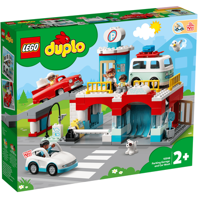 LEGO乐高 得宝系列 10948 立体停车场和洗车店 