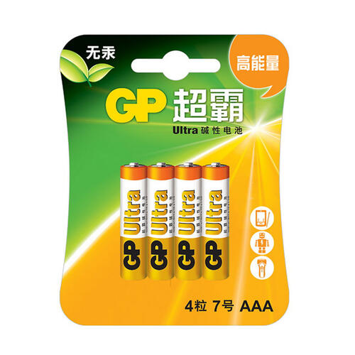 Gp超霸 Ultra碱性电池7号 4粒