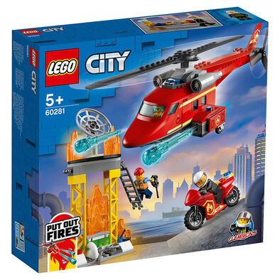 LEGO乐高 城市系列 60281 消防救援直升机