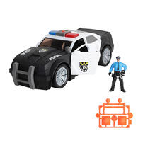 Rescue Force Police Patrol Car Playset