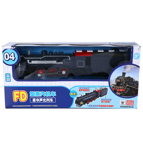 Train Robot Lighting And Sounding Locomotiveg Train - Assorted