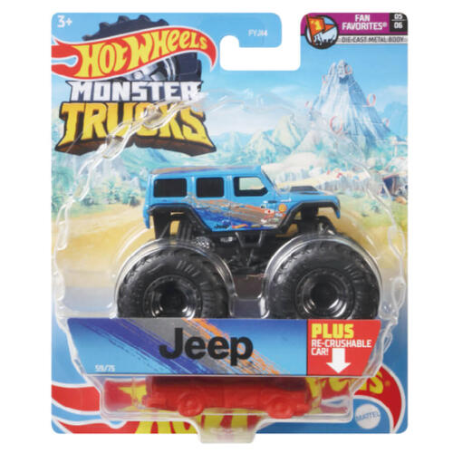 Hot Wheels Monster Trucks 1:43 Scale Mons - Assorted