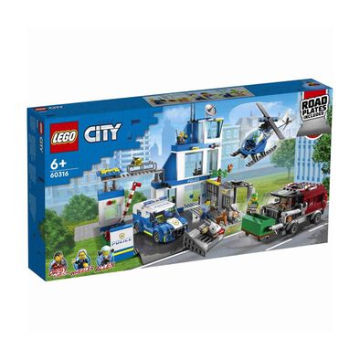 LEGO乐高 城市组系列 60316 现代化警察局 