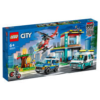 LEGO乐高 城市组系列 60371 紧急救援中心