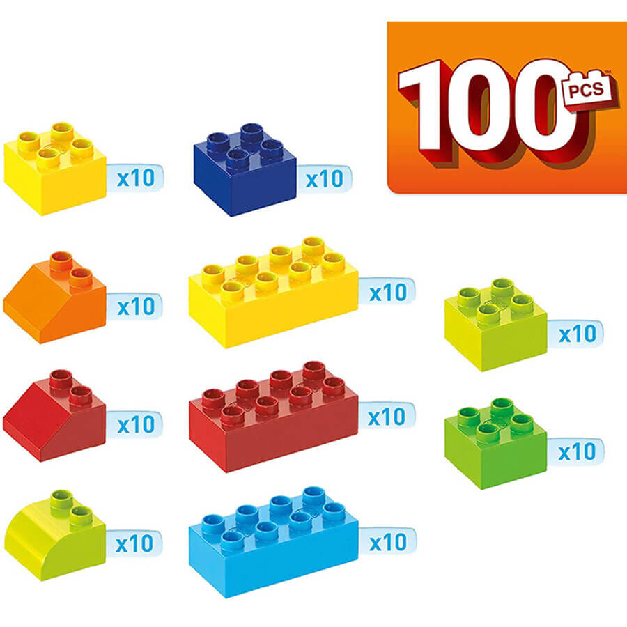 Mega Bloks 734 Mini BLOCKS with 90 large pieces Let your imagination Grow NEW 