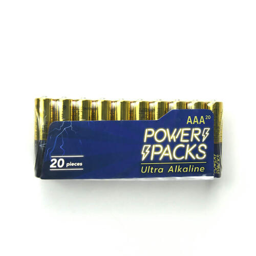 Power Packs碱性电池7号20缩卡