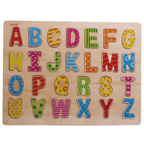 Iwood Wooden Puzzle Of Number And Letter