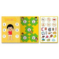 Learn 5 Senses with Master Momo Magnetic Board