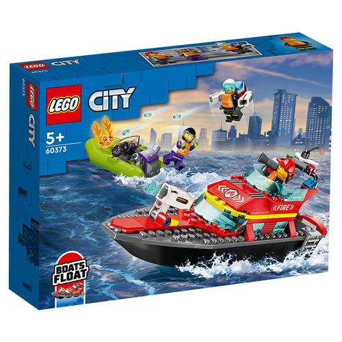 LEGO乐高 城市组系列 60373 消防救援艇
