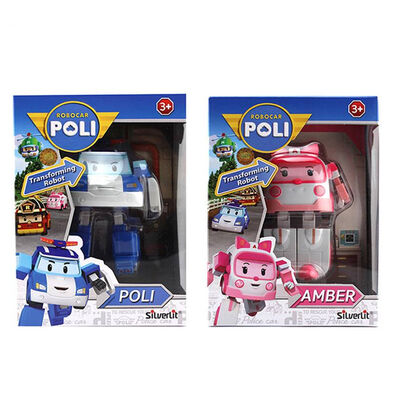 Robocar Poli救援小英雄波力 变形机器人系列 1个 随机发货