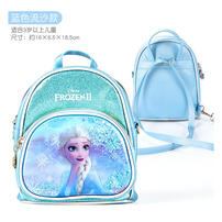 Disney Frozen迪士尼冰雪奇缘/冰雪奇缘2流沙双肩包-艾莎/蓝色 随机发货