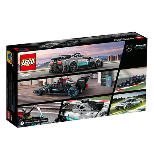 LEGO乐高 超级赛车系列 76909 梅赛德斯 AMG F1 W12 E Performance 和梅赛德斯  AMG Project One