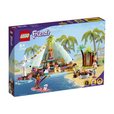 LEGO乐高 好朋友系列 41700 沙滩豪华露营 