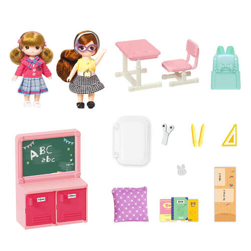 Mimiworld Little Mimi Classroom With Two Dolls