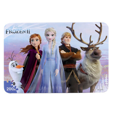 Disney Frozen迪士尼冰雪奇缘铁盒拼图200片 随机发货 24756