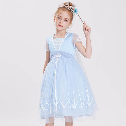 Disney Frozen冰雪奇缘 艾莎蓝色连衣裙 - 随机发货