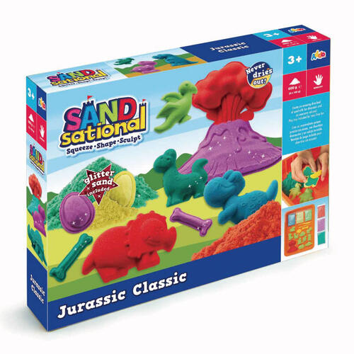 Sandsational 恐龙世界太空沙玩具套装