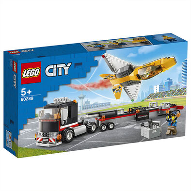 LEGO乐高 城市系列 60289 空中特技喷气飞机运输车