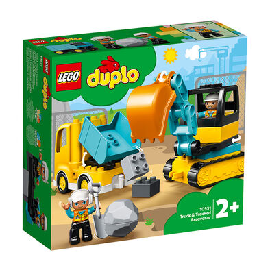 LEGO 乐高 得宝系列 10931 翻斗车和挖掘车套装