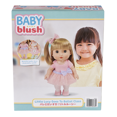 Baby Blush Little Lucy Goes To Ballet Class Doll Set