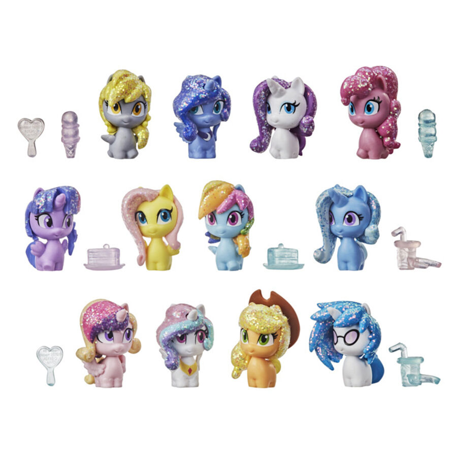 My Little Pony Rarity Style Unicorn Mini Loose Figures Cake Toppers Blind Bag 