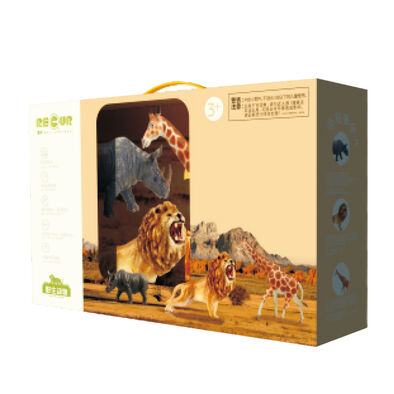 Recur 3只野生动物盒装