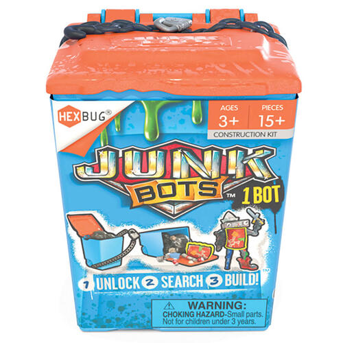 Hexbug Junkbots Trash Bin Single - Assorted