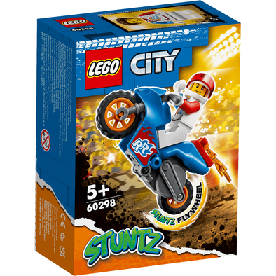 LEGO乐高 City城市组  摩托车火箭发射特技 