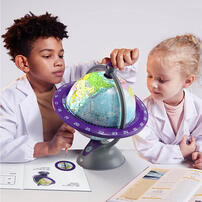 Science Can 3  In 1 Lighted World Globe