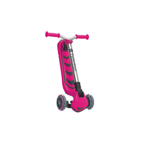 Yvolution菲乐骑滑板车折叠升降运动款（粉色）