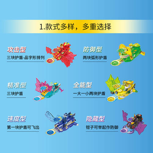 Baoshedunjia Dragon Shield - Assorted