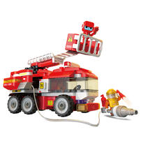 Magic Blocks Scaling Ladder Firefighting Car M2