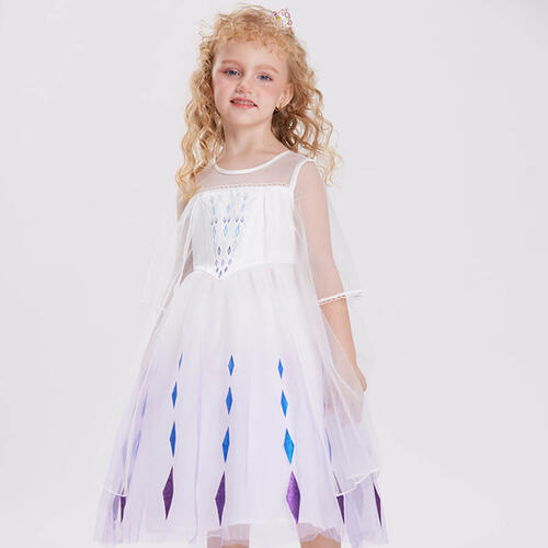 Disney Frozen Elsa White Dress - Assorted 