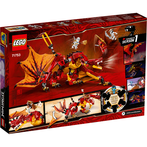LEGO乐高 幻影忍者系列 71753 烈焰神龙的攻击 